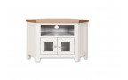 Perth Painted White Glazed TV Cabinet