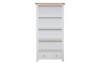 Perth Painted Grey Large Bookcase